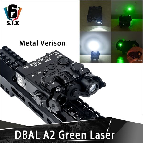 

plastic/ metal tactical dbal-a2 light airsoft green laser ir laser white light strobe version surefir flashlight dbal a2 mini