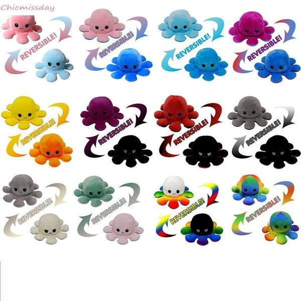 

reversible flip ocs stuffed doll soft simulation reversible plush toy color chapter plush doll filled plush child xmas gift fy7309