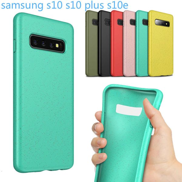 

bgrfsamsung s10 + s10e mobile phone protective case, wheat and orange dignswza