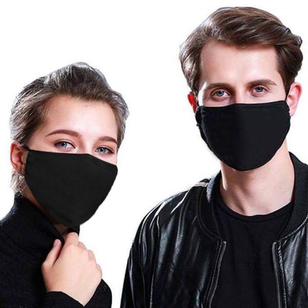 

washable black breathable dust cotton face mask reusable breathable masks dustproof mouth mask mascarillas