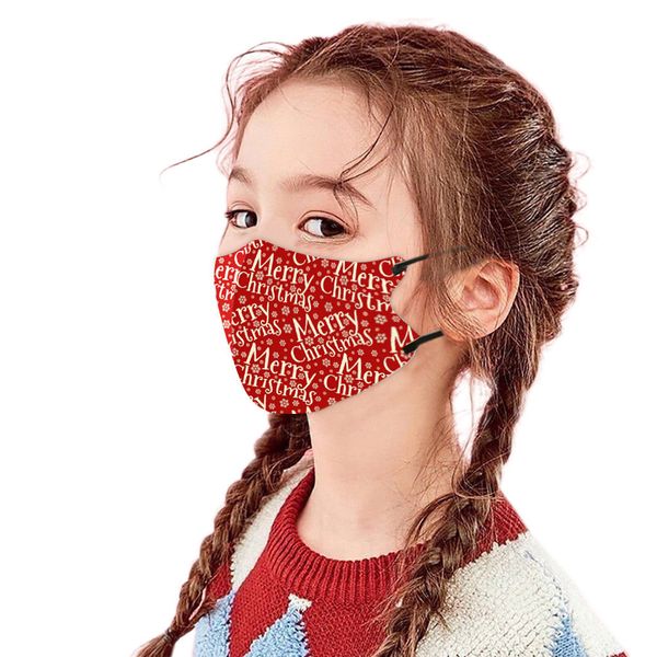 

christmas reusable protection children warm outdoor washable designer mask for face kids