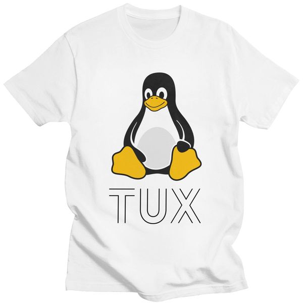 

спорт классического linux tux penguin tshirt мужского короткий рукав мягкого хлопок tshirt программистого компьютер developer geek nerd tee