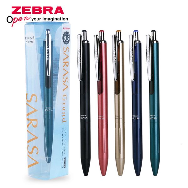 Япония ZEBRA SARASA металлический гель ручка JJ55 / JJS55 тяжелый сенсорный пресс Peen низкий центр тяжести студент офисных поставок 0,5 / 0,4 2012