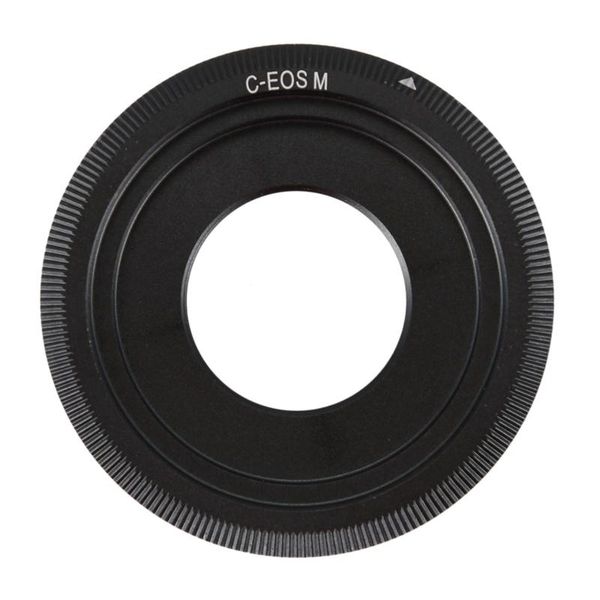 

black c-mount cine movie lens for eos m m2 m3 camera lens adapter ring cctv c-eos m