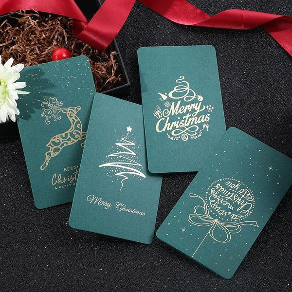 

creative retro bronzing christmas card gifts thanksgiving valentine's day tanabata teacher's day universal notecards envelopes