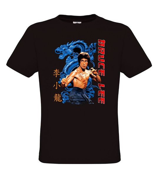 

2020 fashion bruce lee - blue dragon - s & mens kung fu & martial ar t-shirt sport hooded sweatshirt hoodie