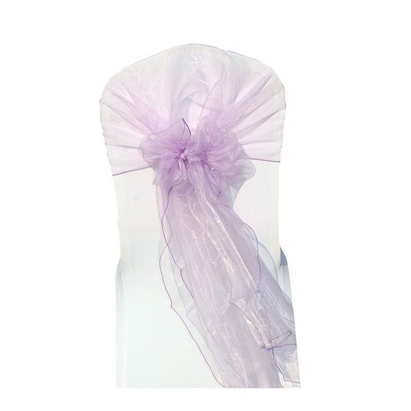 

10pcs/lot organza wedding chair knot/chair sashes/chair hoods/ chair covers decoration for wedding party&event&banquet suppli jllfbn