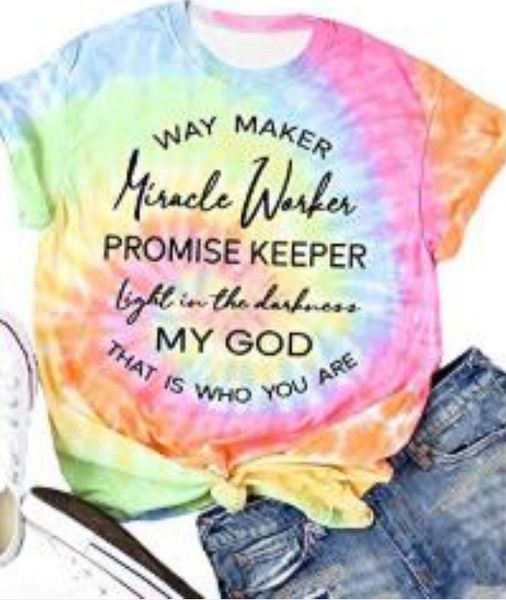 

qzabq 2020 tie-dyed new summer colorful tie-dyed 2020 summer new letter t-shirt colorful letter t-shirt rdeoq, White