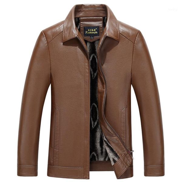

1755 new fashion men clothes spring genuine leather jacket zipper coat autumn sheepskin leather coat1, Black;brown