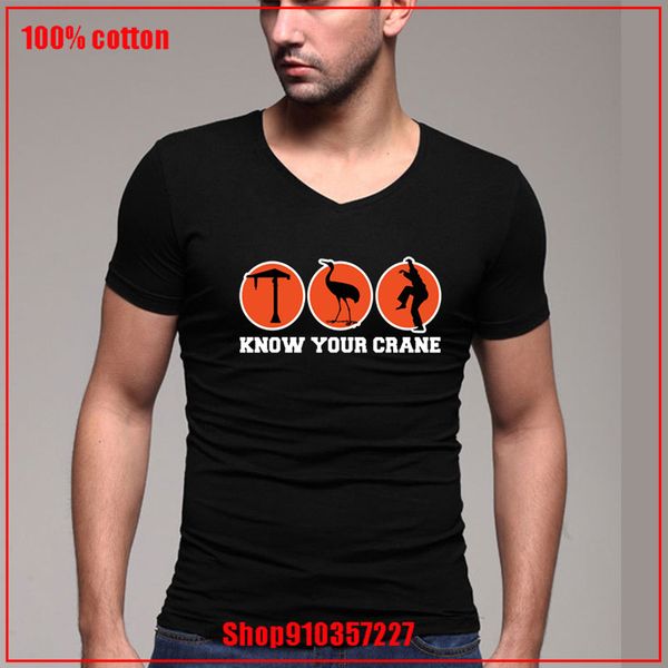 

модный поп v t shirt know your crane karate kid мужчины одежда футболка китайский ушу смешной tee tops природные спорта с капюшоном hoodie