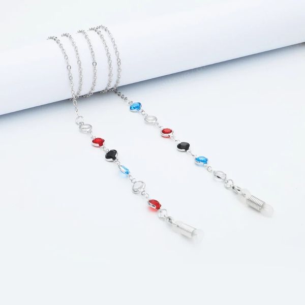 

fashion rainbow diamond glasses chain universal anti-skid holder strap rope eyewear cord