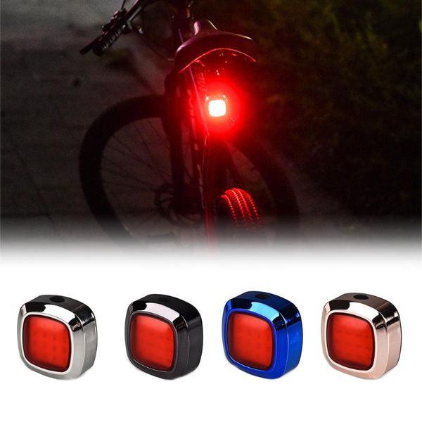 

1 set taillight bicycle braking rear light led super bright 5 modes adjustable waterproof for outdoor night safety riding