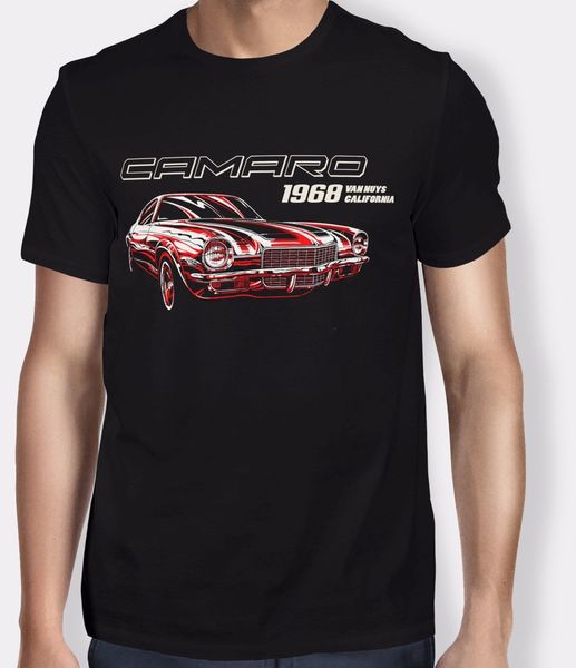 

vintage american car camaro 1968 black men printed t-shirt summer fashion tee shirt sport hooded sweatshirt hoodie