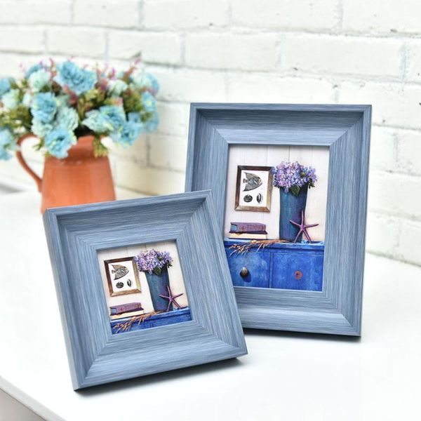 

christmas european modern blue picture frames, picture p frames,4/5/6/7/10 inch frames,wall frame home decoration1