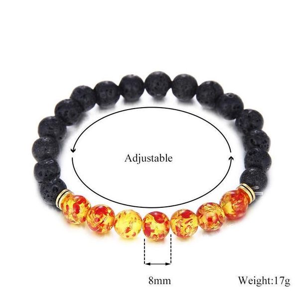 

new fashion stone bead jewelry 7 reiki chakra healing balance beaded bracelet for women prayer balance stretch yo sqcblu queen66, Black