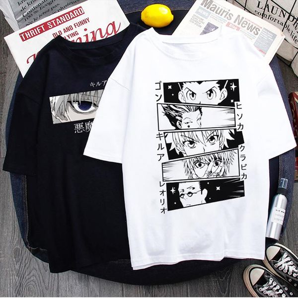 

hunter x hunter hisoka morow hxh women t shirt cartoon tshirt harajuku 90s female short sleeve t shirt summer clothes, White