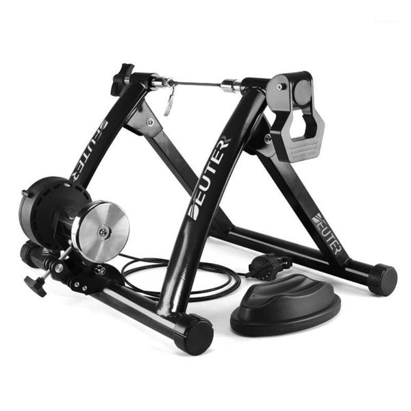 

bike trainer stand 6 resistance levels cycling rack indoor bicycle exercise training stand 26-28 inch bike tires trainer1