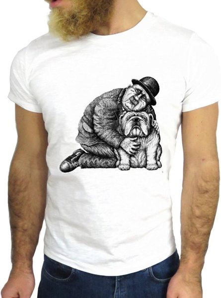 

мужские футболки моды с коротким рукавом o-образным вырезом собака черный и белый щенок love fashion great print your own t рубашка спорта т
