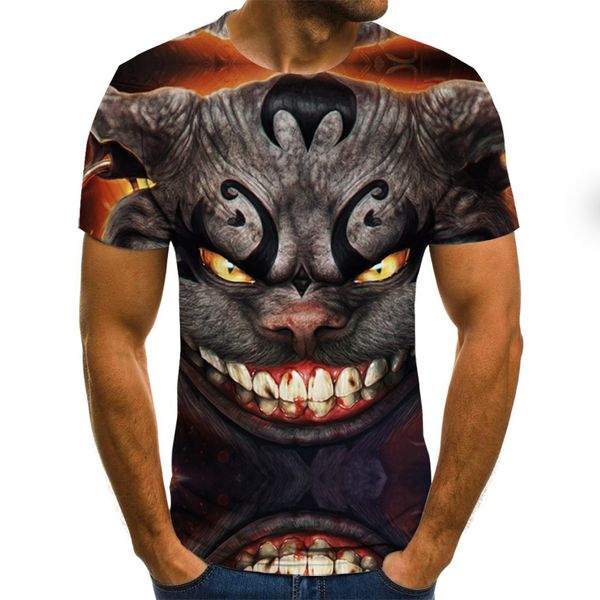 

nezha akatsuki punk rock summer black large 3d print shirts anime plus size graphic men clothing