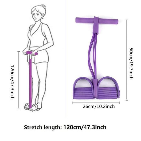 

диапазоны сопротивления пригодности expander latex педаль тренажер упругого sit up тросовые тренажеры спорт обучение bands фитнес оборудован