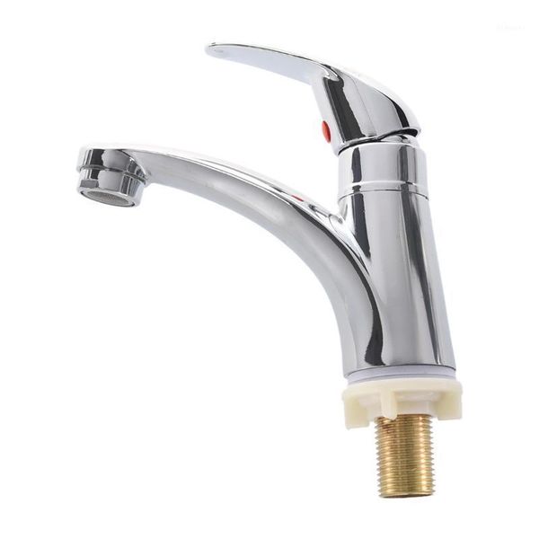 

bathroom single hole high heel chrome finish basin faucet drop shipping1