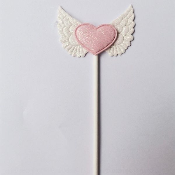 

kaik5 decorationangel's wings shining pink cakedecoration dessert wedding plug-in love love cake decorationangel's wings shining p