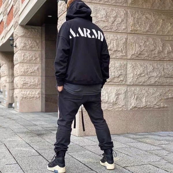 

ewm9n страх свитера sweatergod вог главной линии сезон 6 aarmy совместного имя ограниченного письма печати с капюшоном свободных свитеров пр, Black