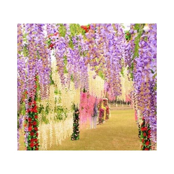 

artificial ivy flowers silk flower wisteria vine flower rattan for wedding centerpieces decorations bouquet garland ho jllkcx sinabag