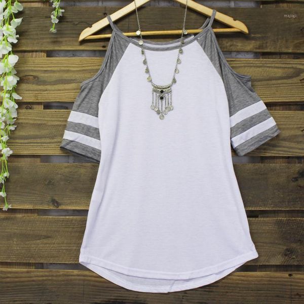 

women's t-shirt casual hollow out patchwork retro holiday tshirt t cute tee shirt women t-shirts womenscute female1, White