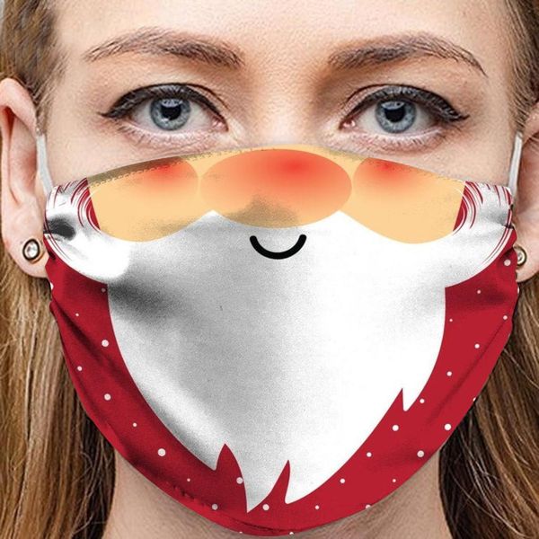 

qyljyt funny face christmas mascarillas shield breathable reusable windproof washable face 1pc adjustable earloop printed mask ibuea