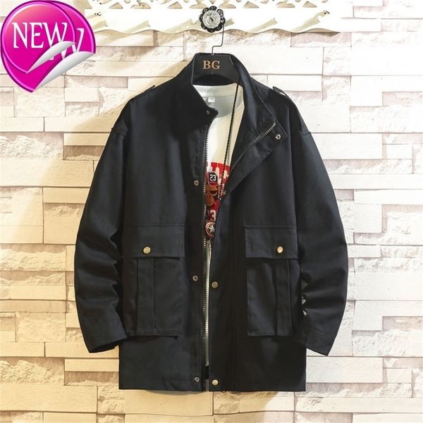 

bomber corduroy jackets men's 2020 streetwear windbreaker korean casual autumn spring baseball jackets coats, Black