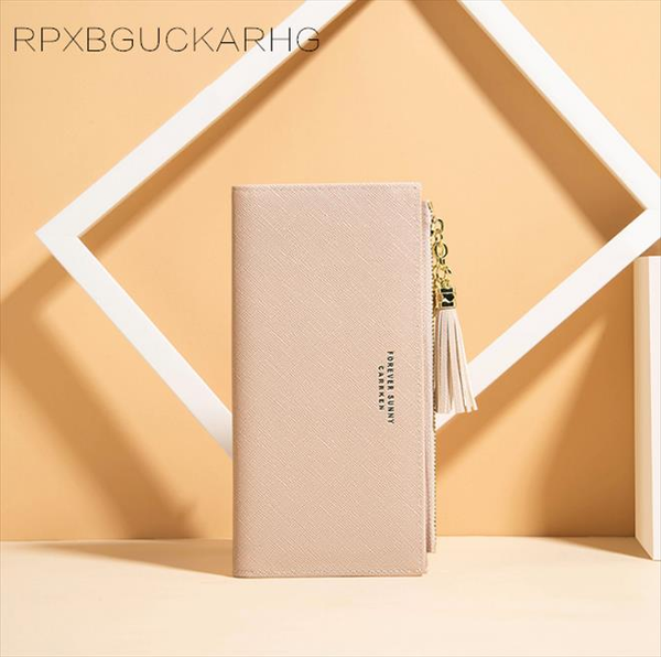 

2019 кисточкой кошелек женщины длинные симпатичные кошелек кожаный tassel женщины бумажники zipper portefeuille женский кошелек сцепления ca, Red;black