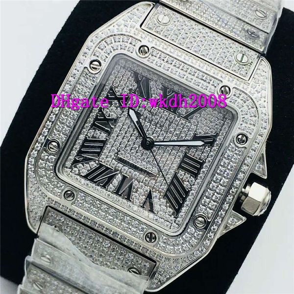 

eg top алмазный мужские часы eta 2824 автоматические механические швейцарские часы 28800 vph cnc нержавеющей стали 316l наручные часы римски, Slivery;brown