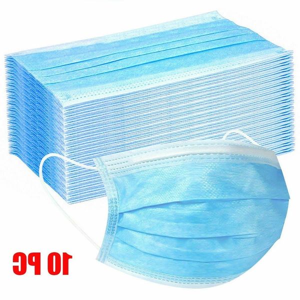 

3ply disposable industrial ear loop 1/10/200pc mask reusable mouth fashion fabric masks face cover mascarilla new#t2 new year