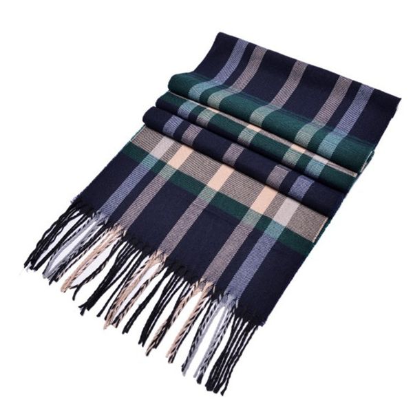 

человек шарф кашемир шаль дешевого плед классическая бахрома blanket пашмины с кисточкой утолщенного теплой зимой tartan wrap, Blue;gray