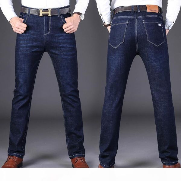 

slim fit jeans denim trousers pants male biker skinny men stretchy casual designer soft jean business straight work blue black