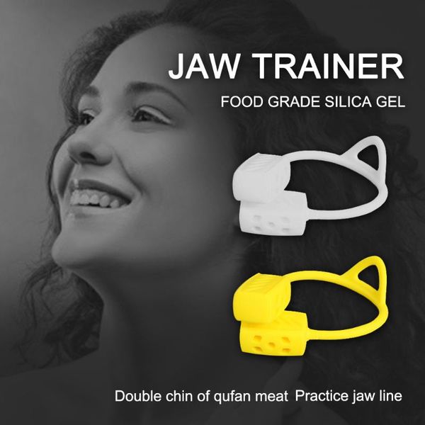 

jaw trainer mandibular exerciser grade silicone jawline fitness ball facial chew bite training ball 3.2 * 1.9 * 1.5cm