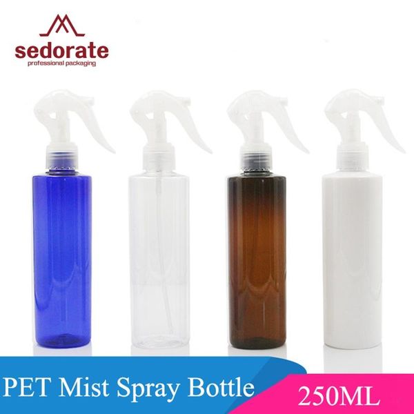 

sedorate 20 pcs/lot pet plastic bottle for makeup mist spray refillable bottles 250ml automizer liquid containers jx052