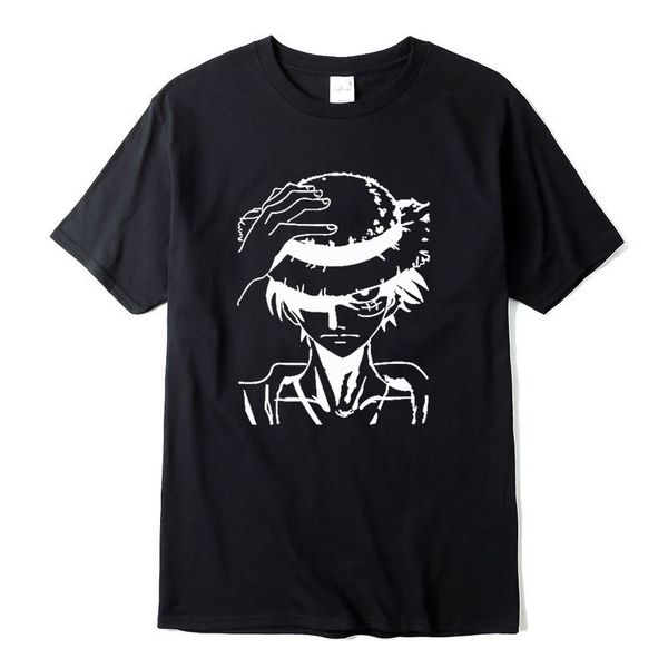 

sport men clothes 2019 one piece men tshirt 100% cotton short sleeve shirts hip hop style streetwear t shirt anime shirt