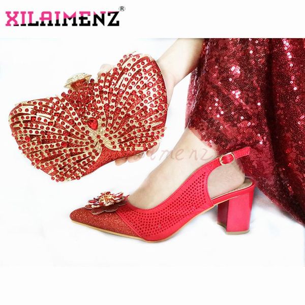 

red italian 2020 special design ladies matching shoe and bag material with pu african shoes and bags set for party women shoes, Black