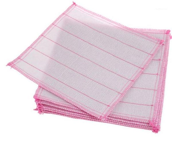 

cleaning cloths 10pcs/lot white non-stained bamboo fiber wipes water stains clean dishcloth wash the dishes cloth kitchen tools1