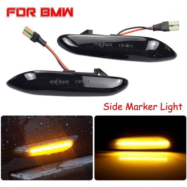 

emergency lights flowing water blinker led dynamic turn signal light for e60 e61 e90 e91 e81 e83 e84 e88 e92 side marker flashing indicator1