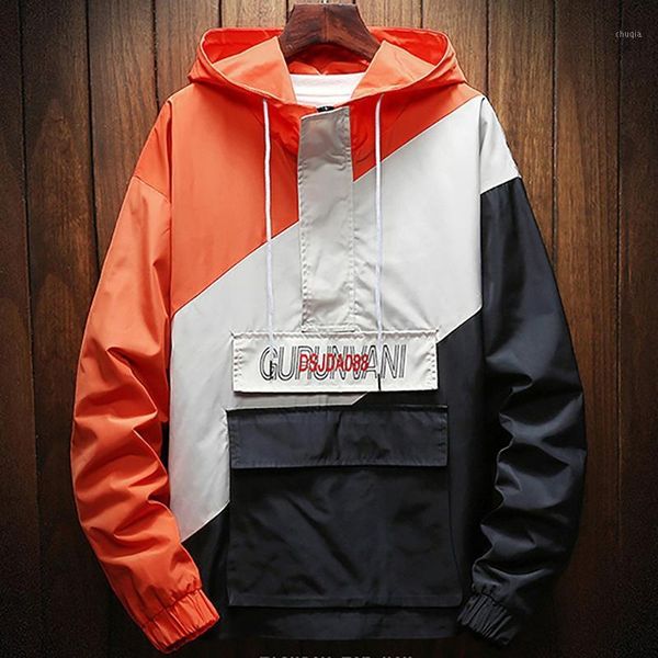 

men's autumn spring patchwork casual button fashion hoodie casual denim coats and jackets loose jean jackets size 12.71, Black;brown