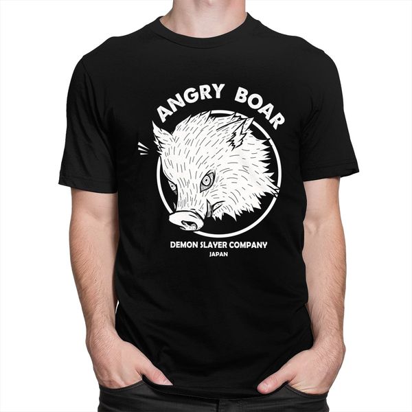 

kimetsu no yaiba hashibira inosuke angry boar demon slayer tee short sleeve anime ga tshirt gift sport hooded sweatshirt hoodie men t shirt