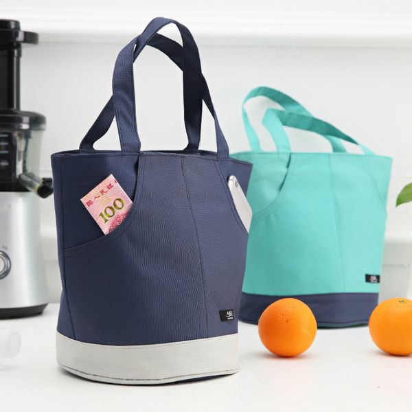 

canvas lunch bag women kids men cooler lunch box handbag waterproof thermal food fruit bags picnic tote