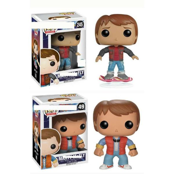 

funko pop back to the future anime hand office aberdeen model decoration toy marty martin marty