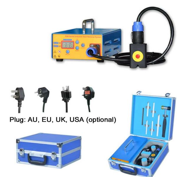 

professional hand tool sets 1000w car dent repairing removal kit for automotive body paintless removing tools heating machine