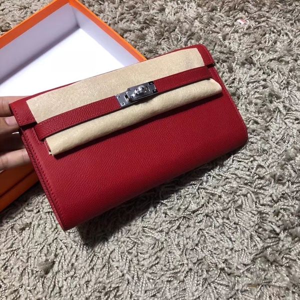 

factory wholesale handmade quality epsom leather keily woc,red,army green colors,wax thread,fast delivery by dhl,contact for more detail