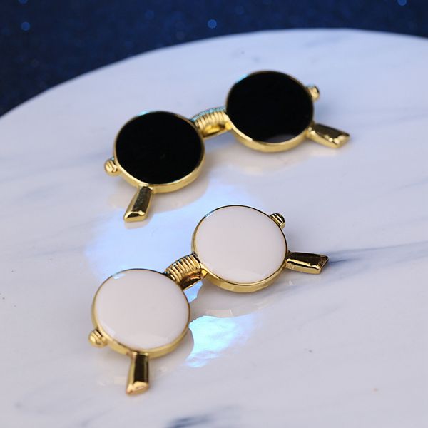 

brooches oil glasses sunglasses fashion for enamel men popular party suit shirt decoration alloy pin simple clothing accessories