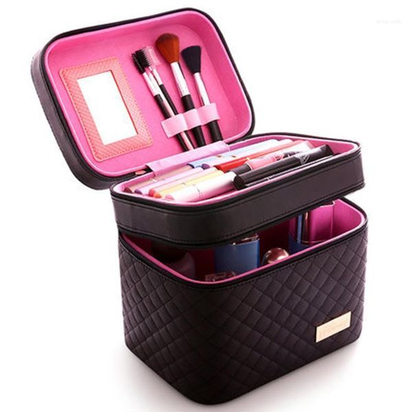 

women cosmetic box portable cosmetic bag large capacity pu bag women makeup dedicated tlan0111